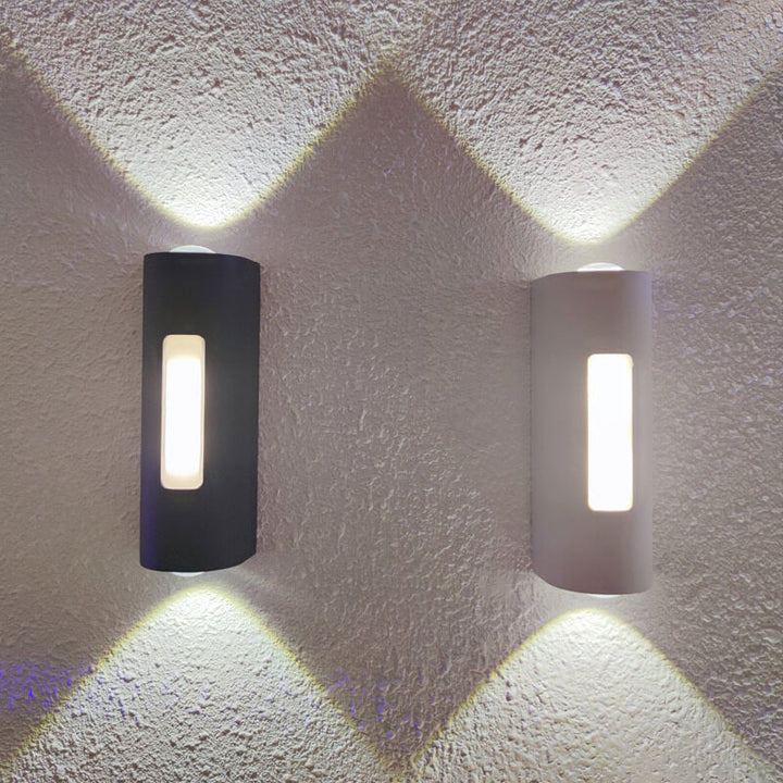 Moderne Minimalistisk Sylinderformet Design LED Utendørs Dekorativ Vegglampe | Luvikno