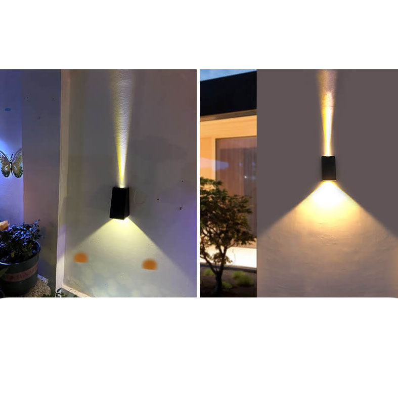 Solar Simple Trapezoid Utendørs Vanntett LED Vegglampe | Luvikno