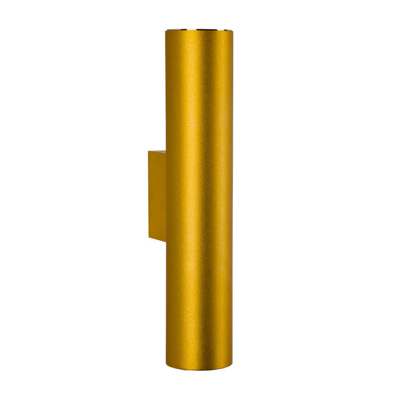 Luvikno | Enkel Aluminium Sylinderformet 2-Lykt Vegglampe