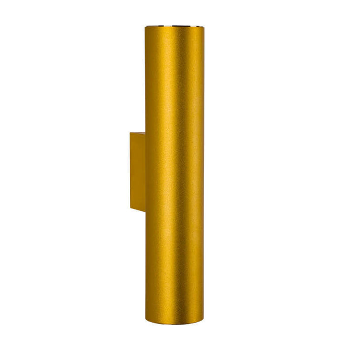 Luvikno | Enkel Aluminium Sylinderformet 2-Lykt Vegglampe