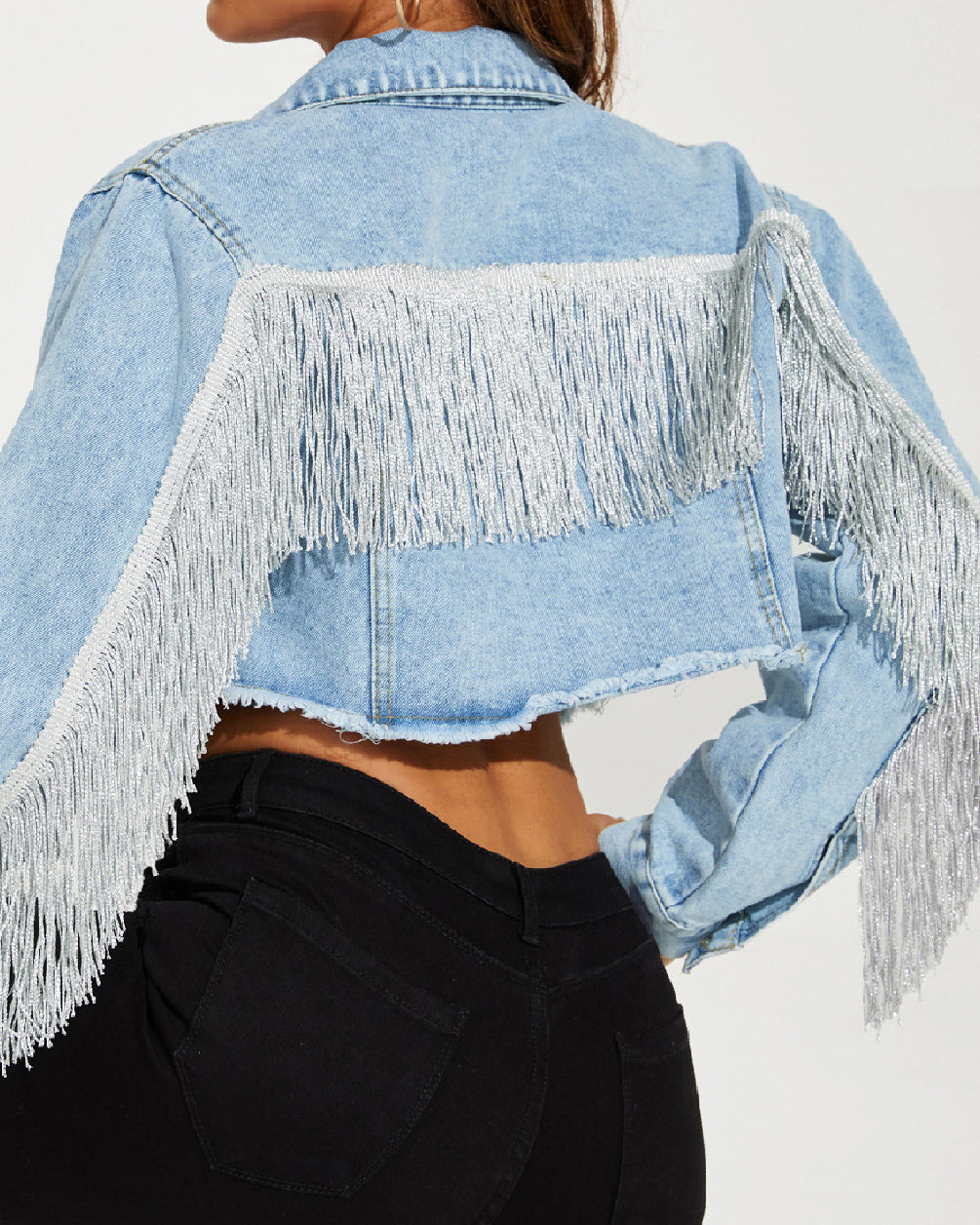 Luvik | Hullete denimjakke