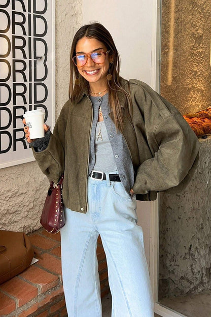 Luvik | Hihares Bomber Takki