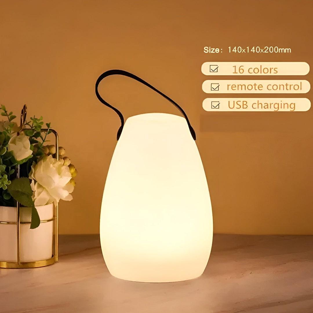 Luvikno | LuminaGlow Luxe LED-belysning – Bærbar og vanntett med 16 farger