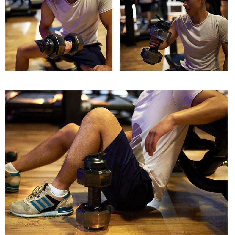 HydraFlex – Bærekraftig Dumbbell Vannflaske for Fitness Luvikno