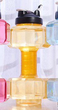 HydraFlex – Bærekraftig Dumbbell Vannflaske for Fitness Luvikno
