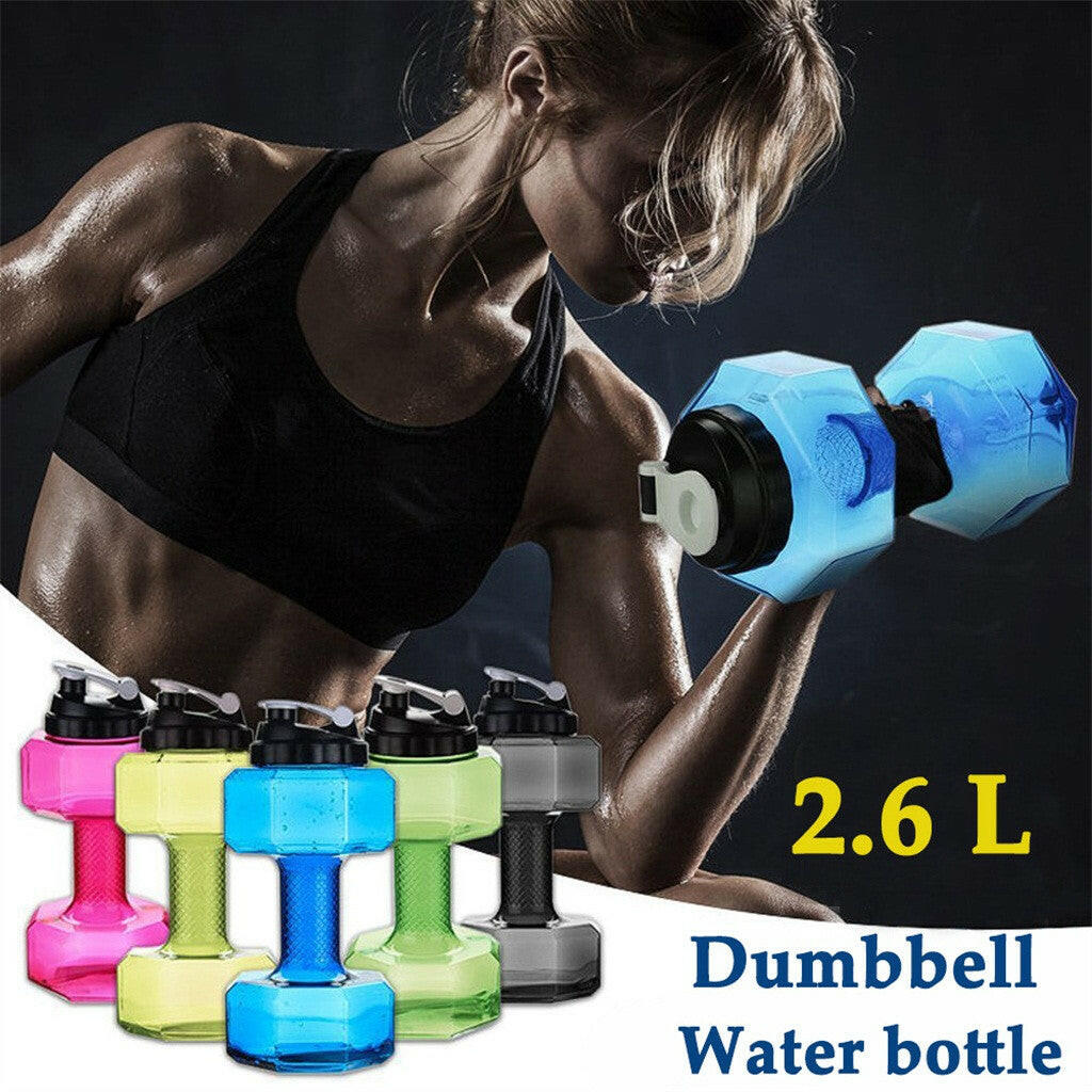 HydraFlex – Bærekraftig Dumbbell Vannflaske for Fitness Luvikno