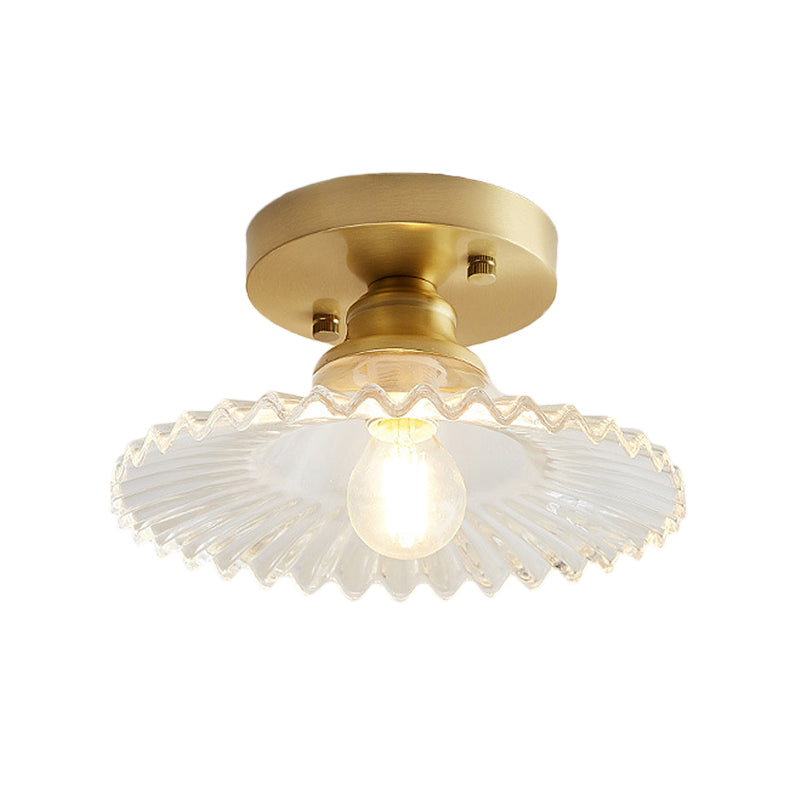 LumiCraft – Industriell Taklampe med Grønn Glasskjerm | Luvikno