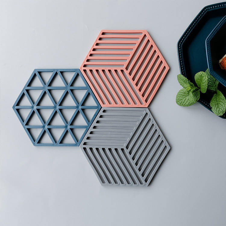 Unisex Silikon coasters med moderne geometrisk design Luvikno