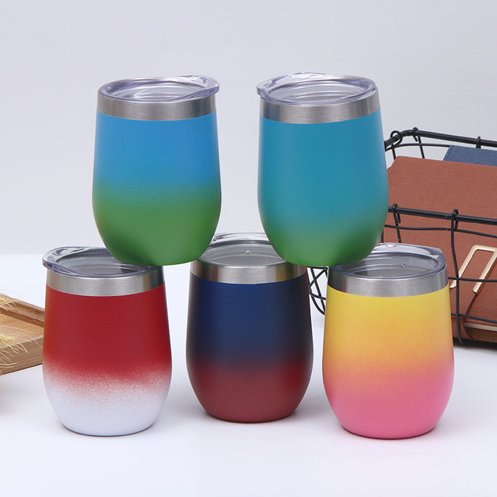 Unisex rustfritt stål isolerte vinglass Luvikno