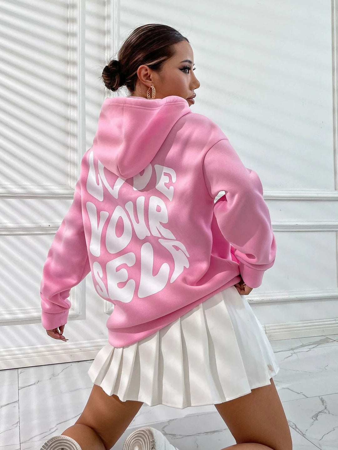 Luvik | Streetwear Vinter Utsagn Hettegenser dame