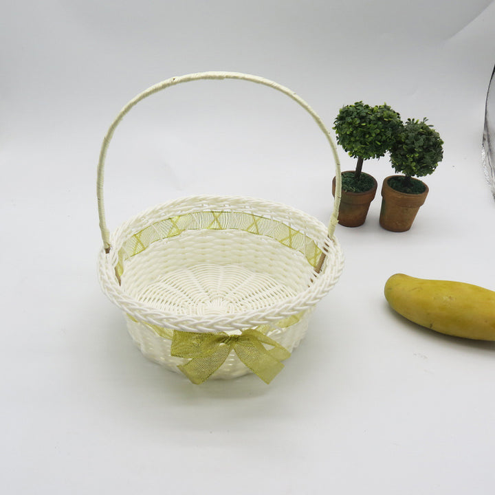 Dame Elegant Kurv med flettet design Luvikno