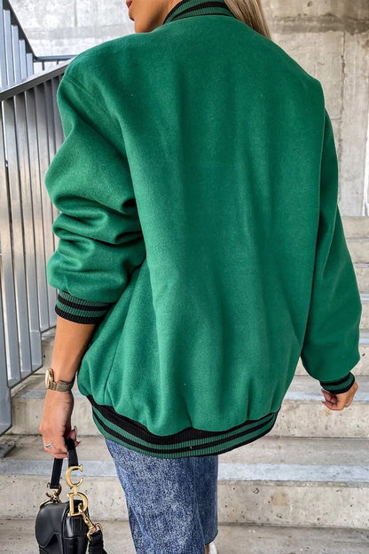 Luvik | Street Väri Estetiikka Solki Kontrast O Kaula Takki (4 Väriä)