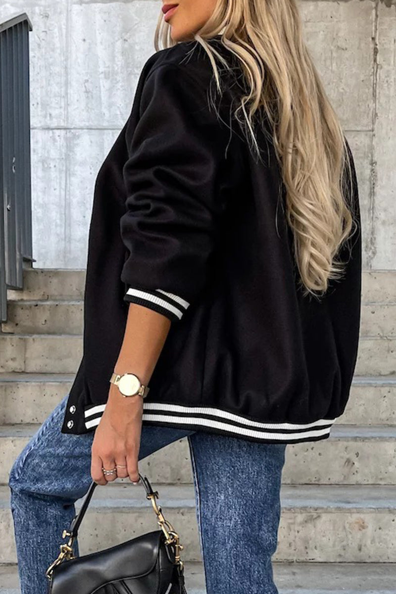 Luvik | Street Väri Estetiikka Solki Kontrast O Kaula Takki (4 Väriä)