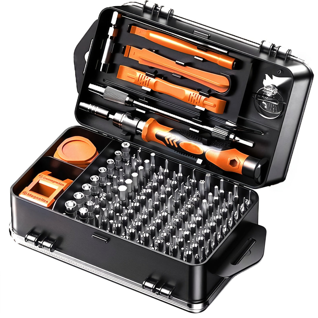 Precision Skrutrekker Sett 117-deler med Bits | Luvikno