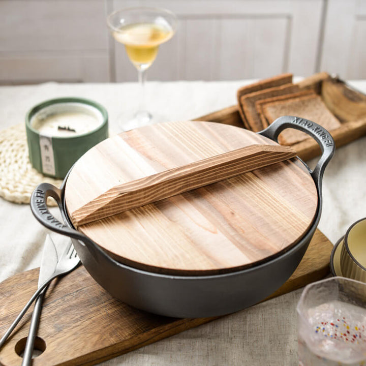CastePrima Pan - Holdbar Non-stick & Tremm lokk Luvikno