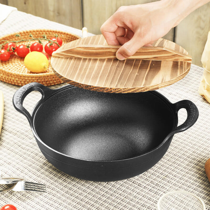 CastePrima Pan - Holdbar Non-stick & Tremm lokk Luvikno