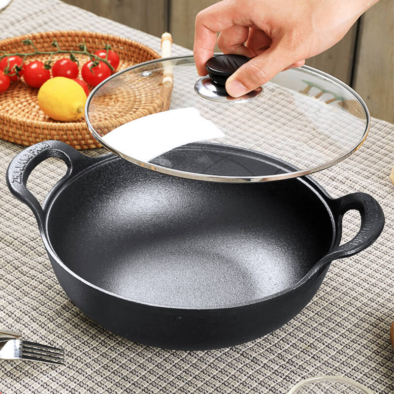 CastePrima Pan - Holdbar Non-stick & Tremm lokk Luvikno