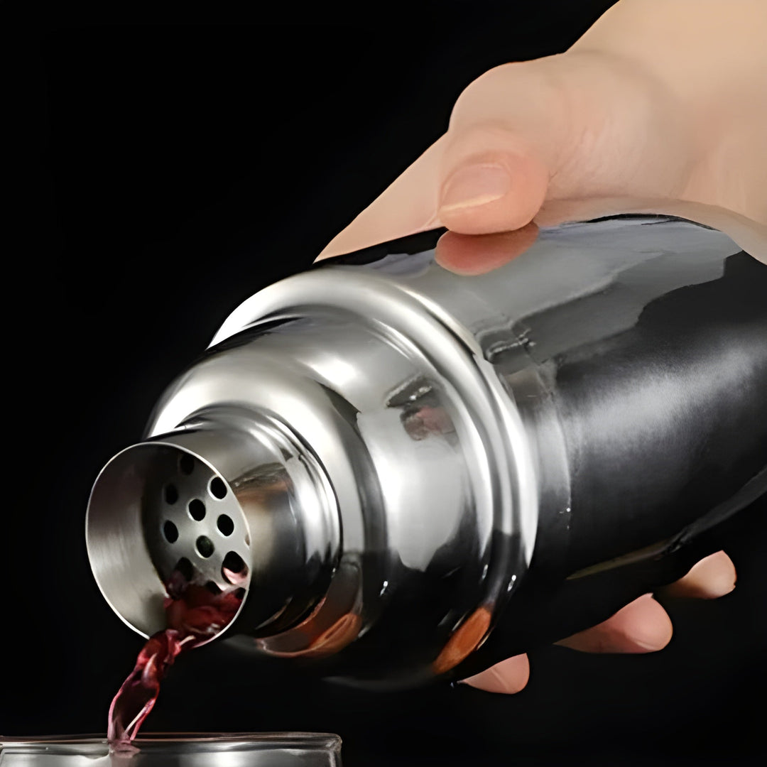 Cocktail shaker-set laget av rustfritt stål – 10-delt premium bartender-sett | Ideell for Luviknoandede drinker og fester | Luvikno