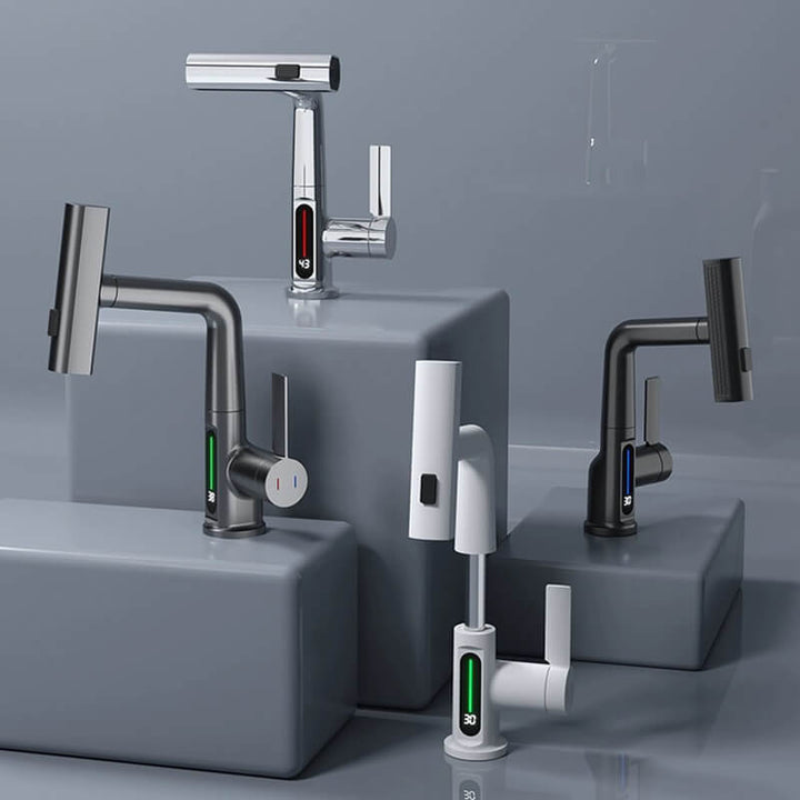 Luvikno | AquaElegance Digital Faucet Booster | Intelligent kontroll med presis digital skjerm for moderne livsstil