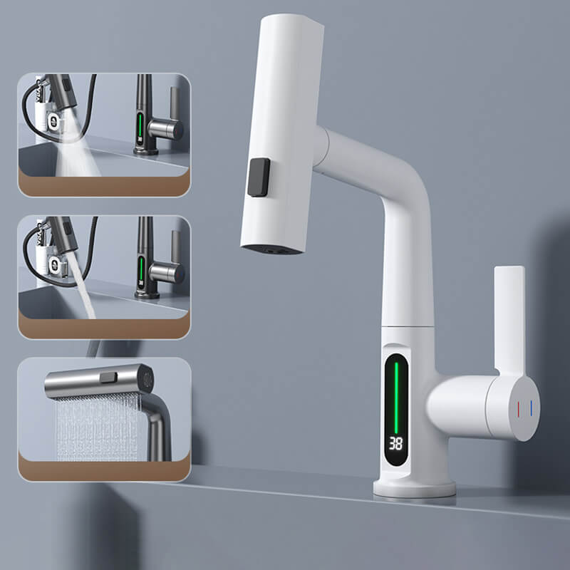 Luvikno | AquaElegance Digital Faucet Booster | Intelligent kontroll med presis digital skjerm for moderne livsstil
