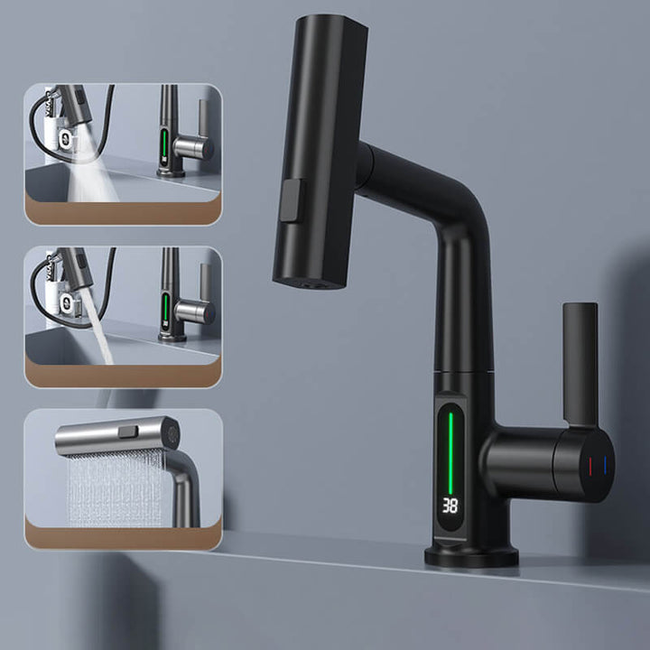 Luvikno | AquaElegance Digital Faucet Booster | Intelligent kontroll med presis digital skjerm for moderne livsstil