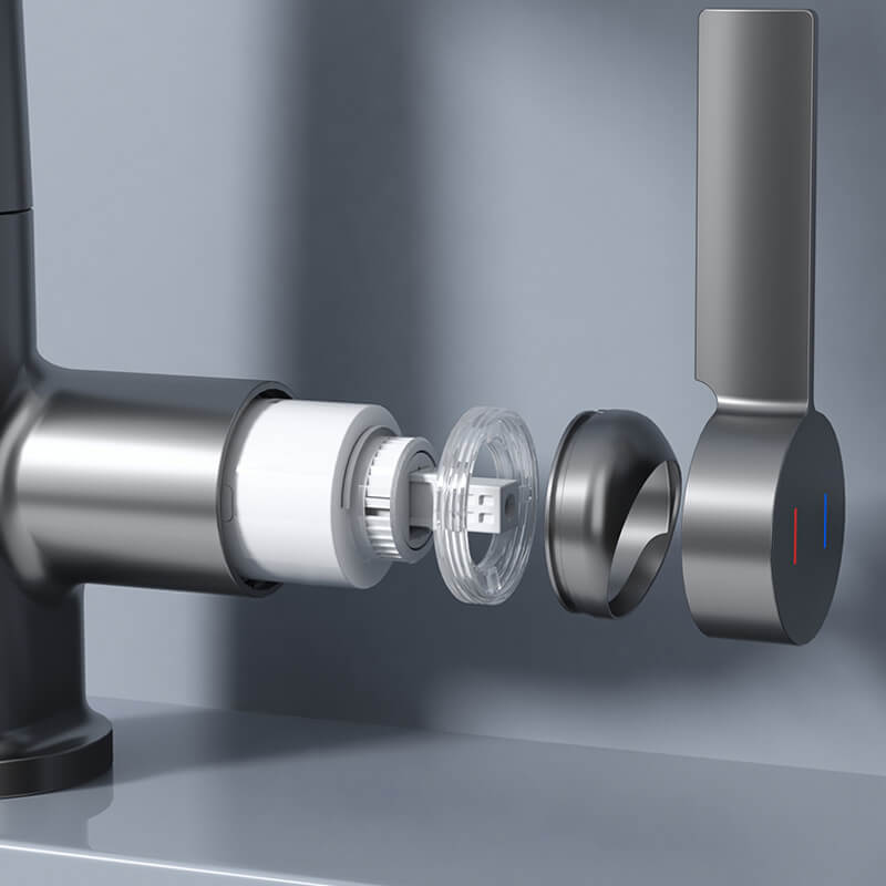 Luvikno | AquaElegance Digital Faucet Booster | Intelligent kontroll med presis digital skjerm for moderne livsstil