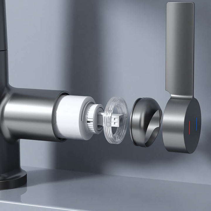 Luvikno | AquaElegance Digital Faucet Booster | Intelligent kontroll med presis digital skjerm for moderne livsstil