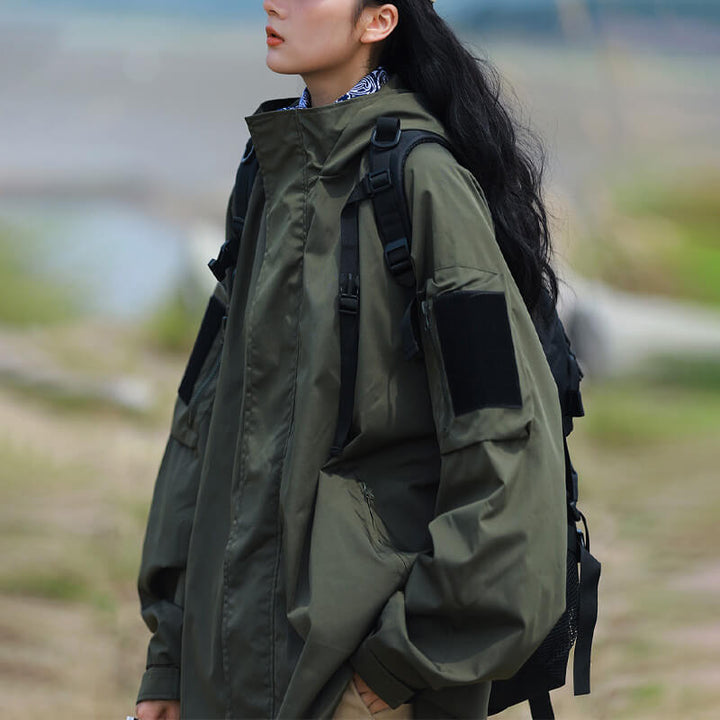 Luvik | oversized vanntett zip-jakke