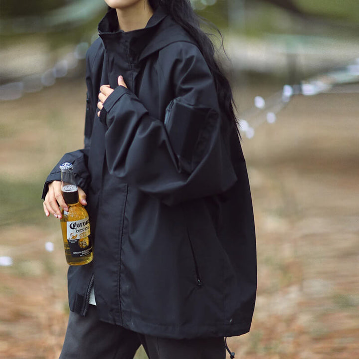 Luvik | oversized vanntett zip-jakke