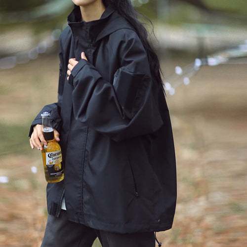 Luvik | oversized vanntett zip-jakke