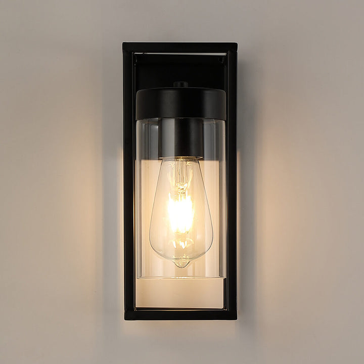 LumiGlass - Elegant Glass Vegglampe for Atmosfærisk Belysning Luvikno