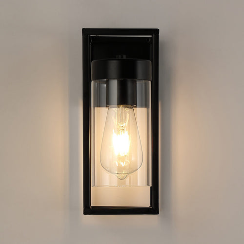 LumiGlass - Elegant Glass Vegglampe for Atmosfærisk Belysning Luvikno