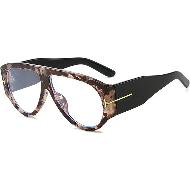 Oversized UV400 Aviator Solbriller Luvikno