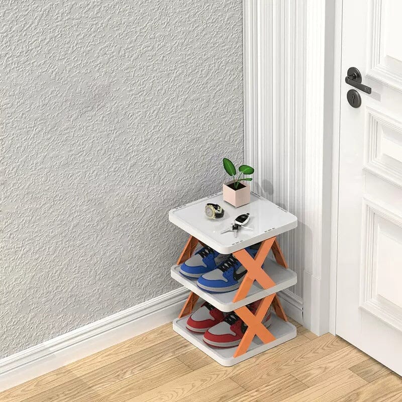 Foldbar Multi-Lags Skoholder, Skoplassering Hylle Organiser | Luvikno