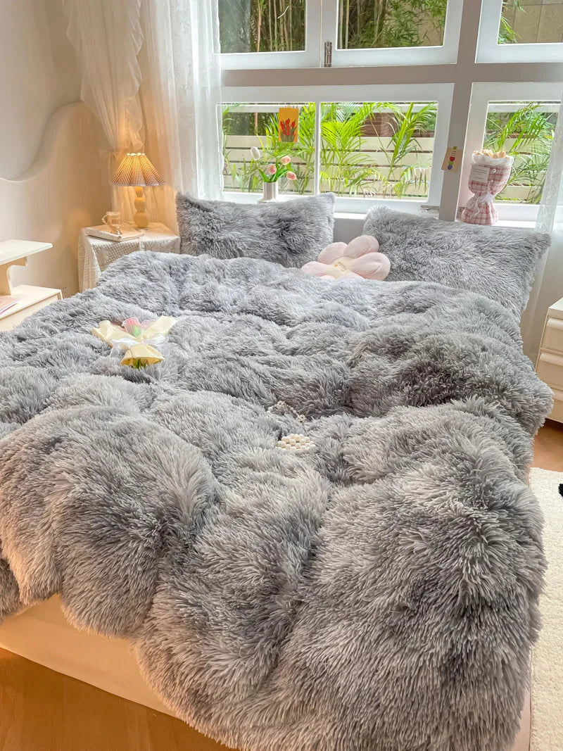 Luvikno | FluffCandy - Luksus langhåret dyneovertrekk for vintervarme