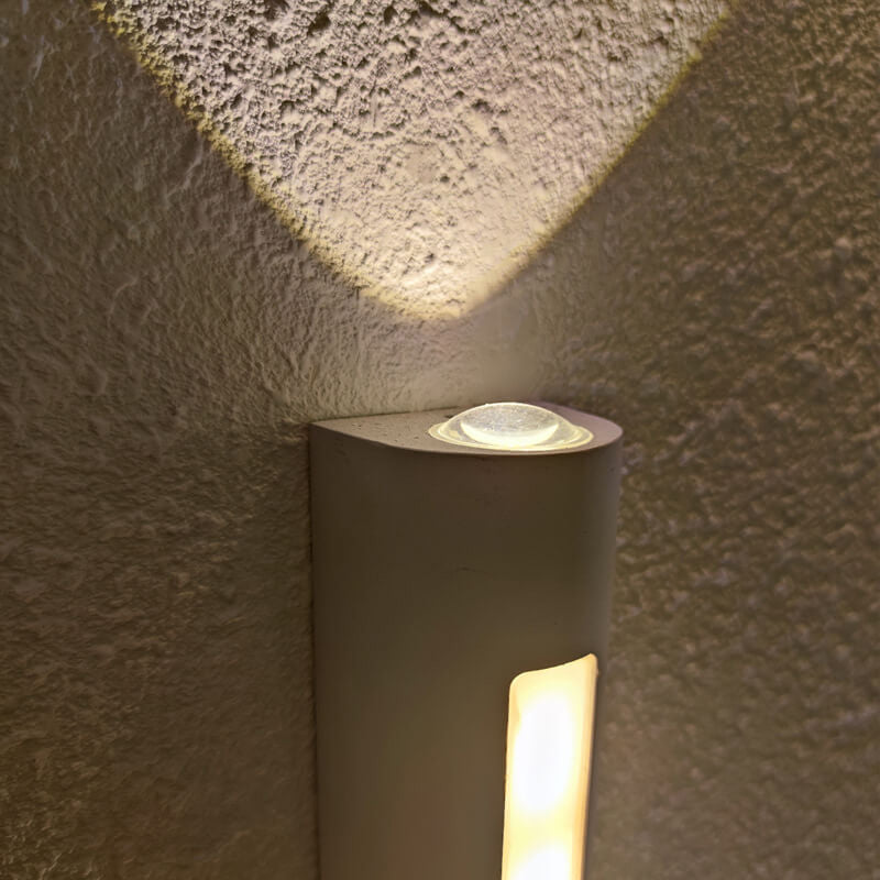 Moderne Minimalistisk Sylinderformet Design LED Utendørs Dekorativ Vegglampe | Luvikno