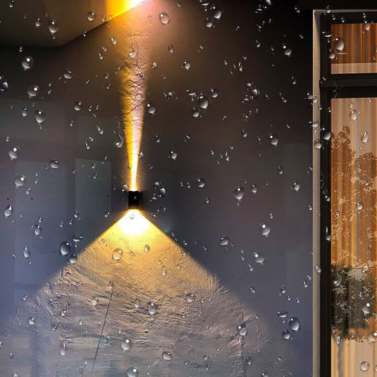 Solar Simple Trapezoid Utendørs Vanntett LED Vegglampe | Luvikno