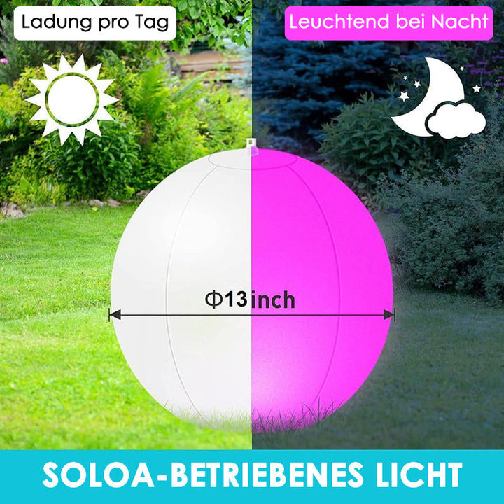 Luvikno | 16 farger lysende vannball LED-lampe