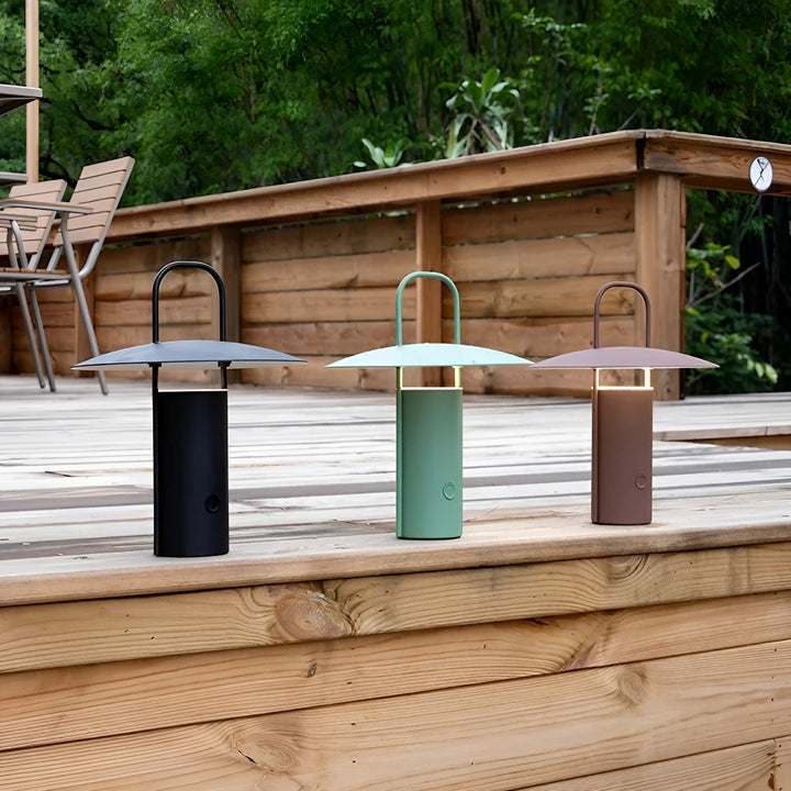 Luvikno | GlowLight Hagebelysning – Magisk LED Bordlampe for Utendørs, Vannbestandig & Oppladbar