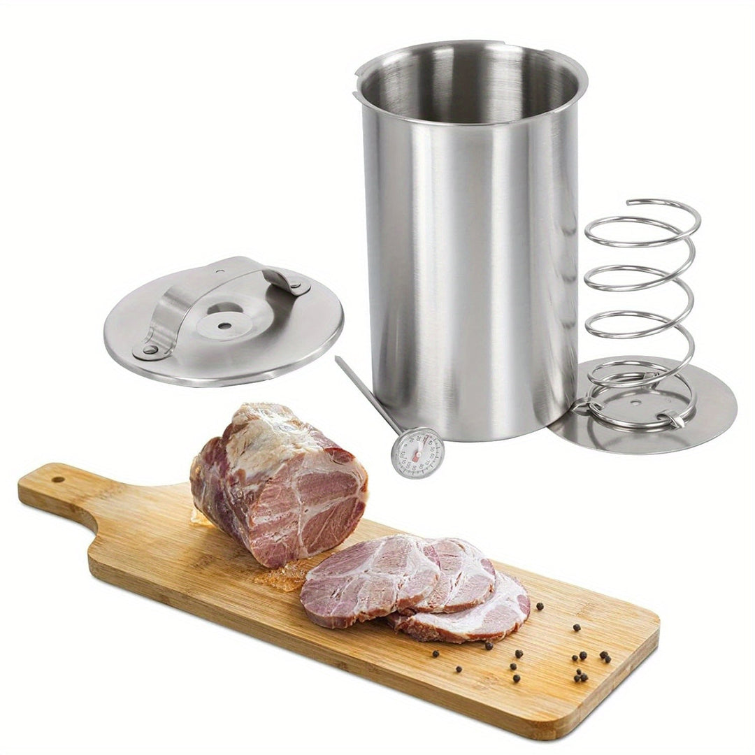 DeliCraft - Luksus Rustfritt Stål Hammer for Kreative Luvikno