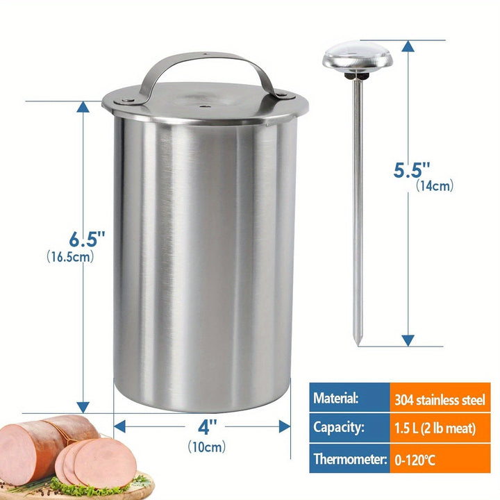 DeliCraft - Luksus Rustfritt Stål Hammer for Kreative Luvikno