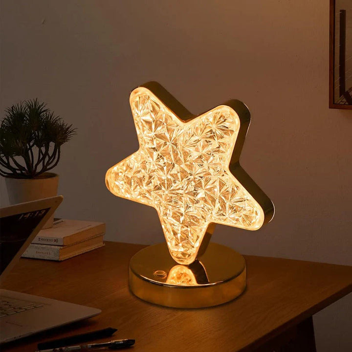 Magisk Krystallbordlampe med Dimmer - Celestia | Luvikno