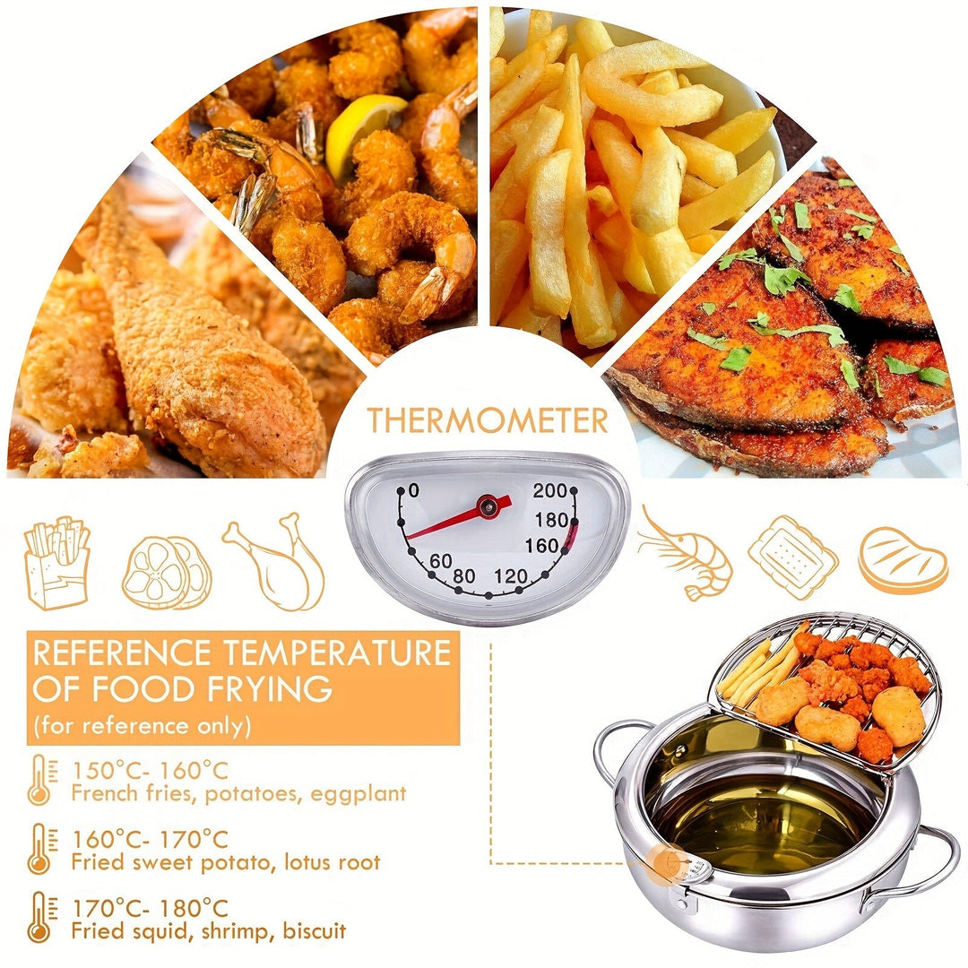 ThermaFryer - Premium Fritøs med Temperaturkontroll Luvikno