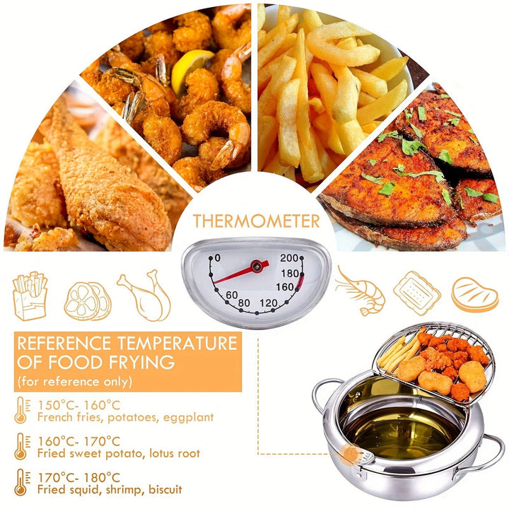 ThermaFryer - Premium Fritøs med Temperaturkontroll Luvikno