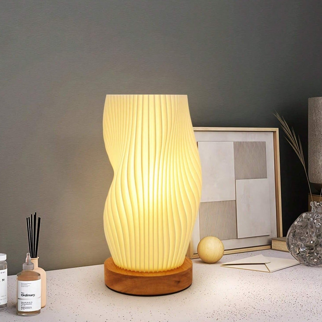 Bølgeformet Ambient Lampe - Sofia | Luvikno