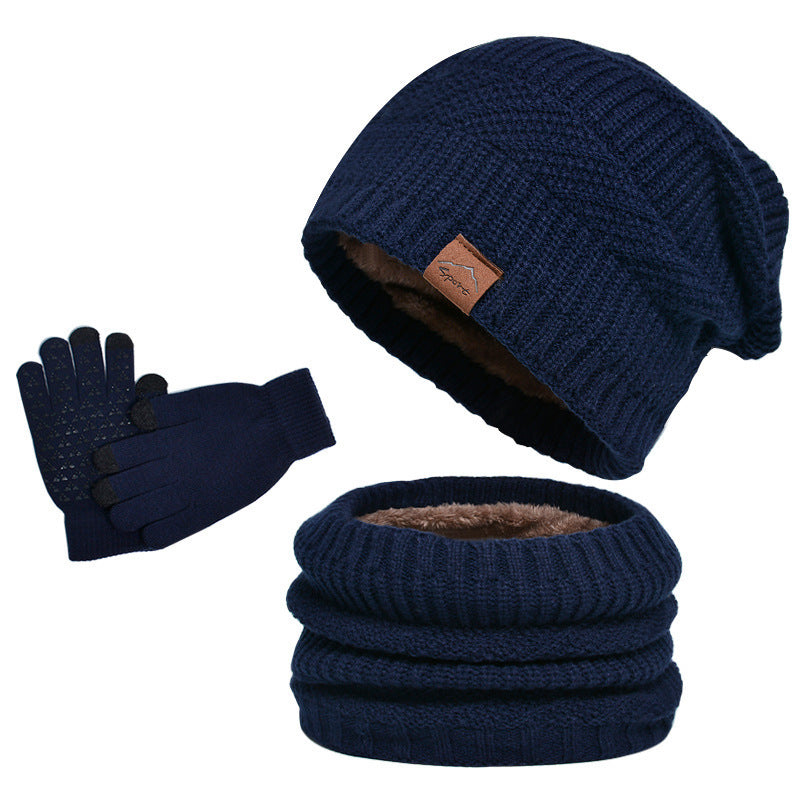 Luvik - Fritids Vinter Plush 3-delt Sett for Menn