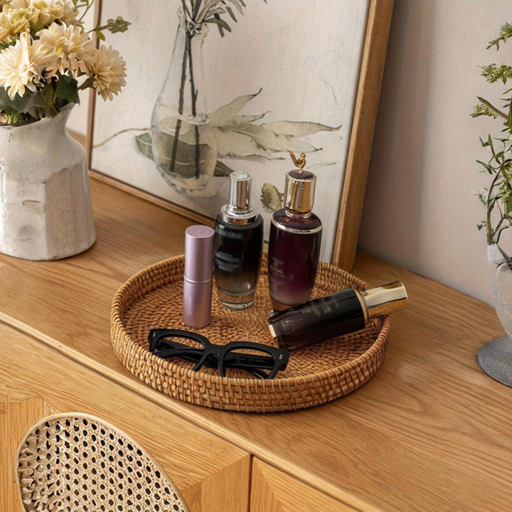 RattanCharm - Elegant Håndlaget Rattan Serveringsbolle Luvikno