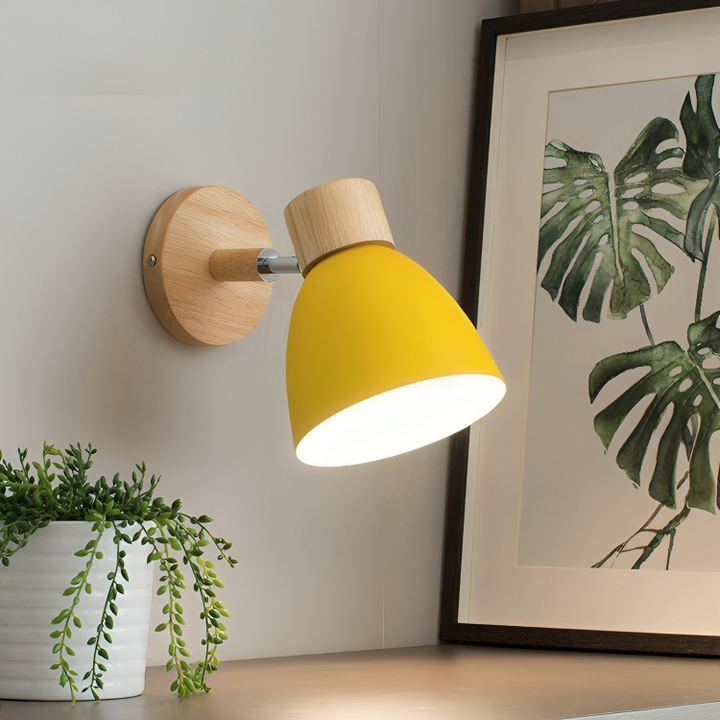 Minimalistisk skandinavisk vegglampe – nordisk design for soverom og stue | LED-belysning | Luvikno