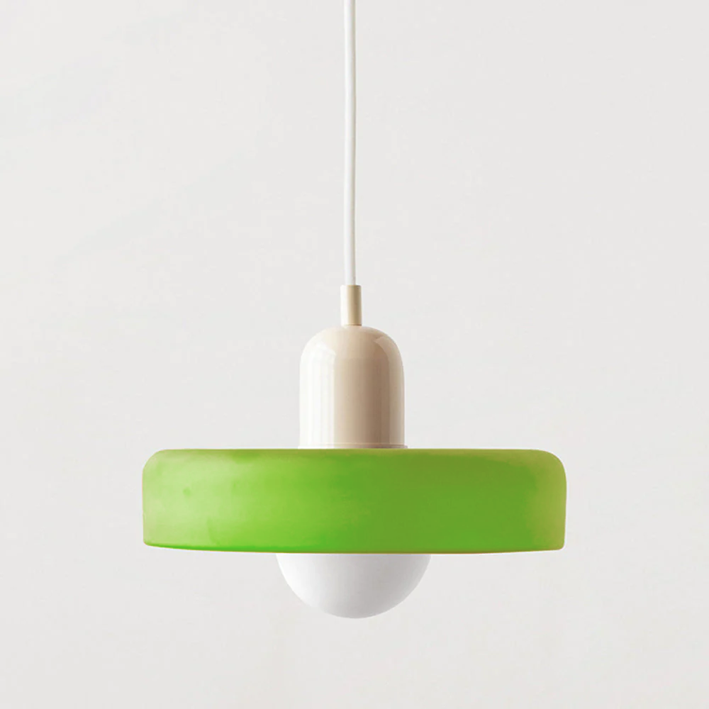 Fargerik Bauhaus-stil Pendellampe - StiloGlas | Luvikno