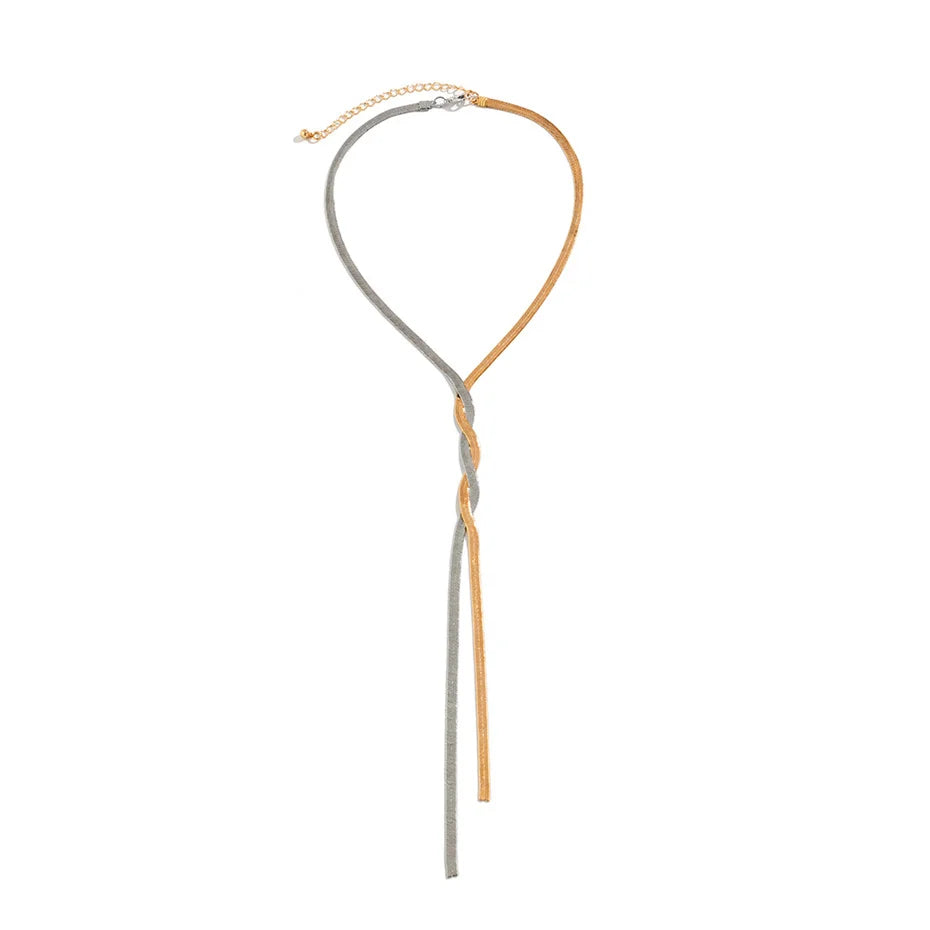 FlexiChain Halskjede – Justerbar Elegant Stil Luvikno